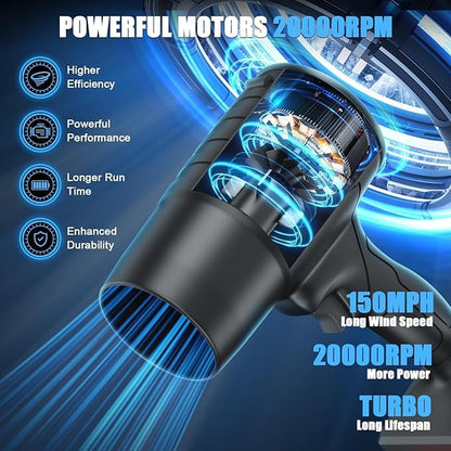 Cordless Portable Air Blower | Turbo Fan
